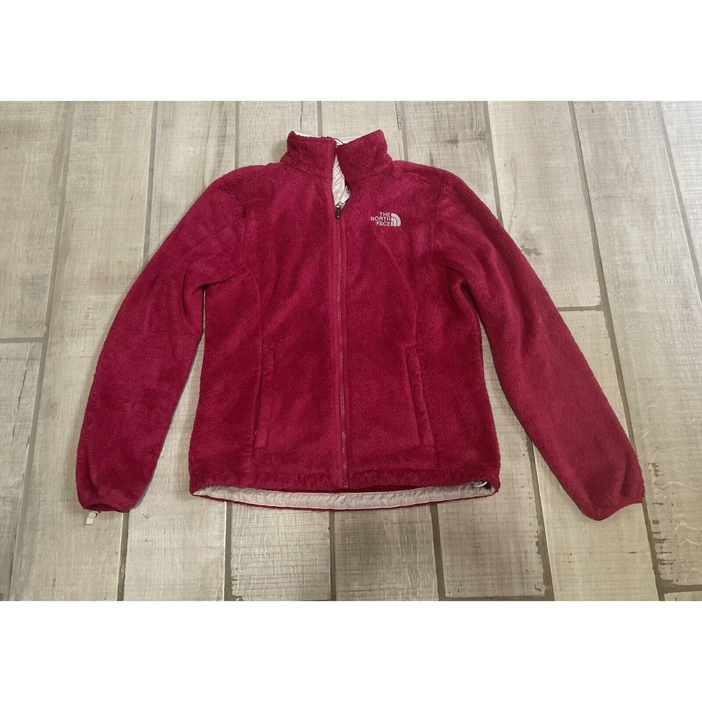 The North Face Jacket Full Zip Soft Fleece Osito Coat- Women's Small,‎ Pink